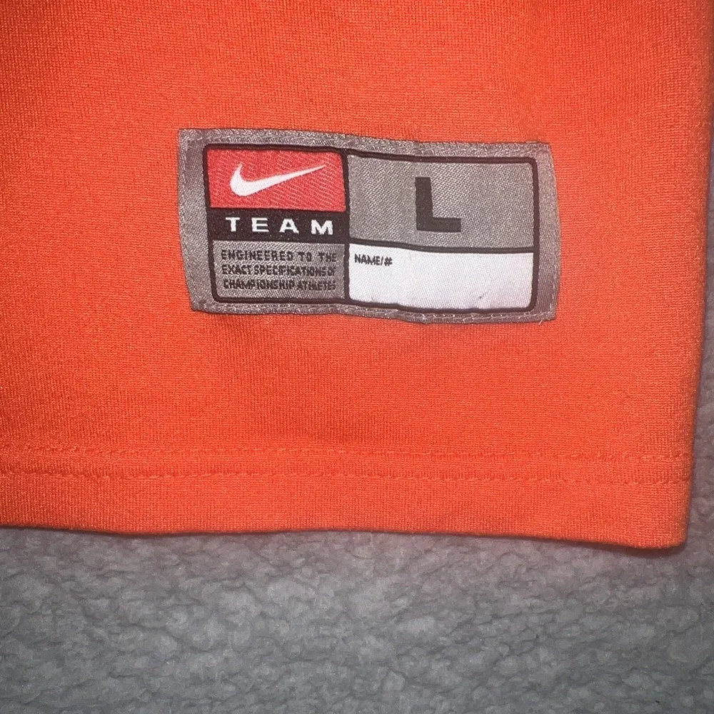 VTG‎ Nike Team Clemson Tigers T Shirt Men's Size L Orange Tee Football NCAA